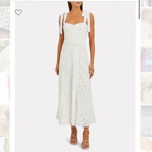 Jonathan Simkhai Lace Bustier Midi Dress